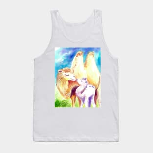 Mother and baby Camel Tank Top